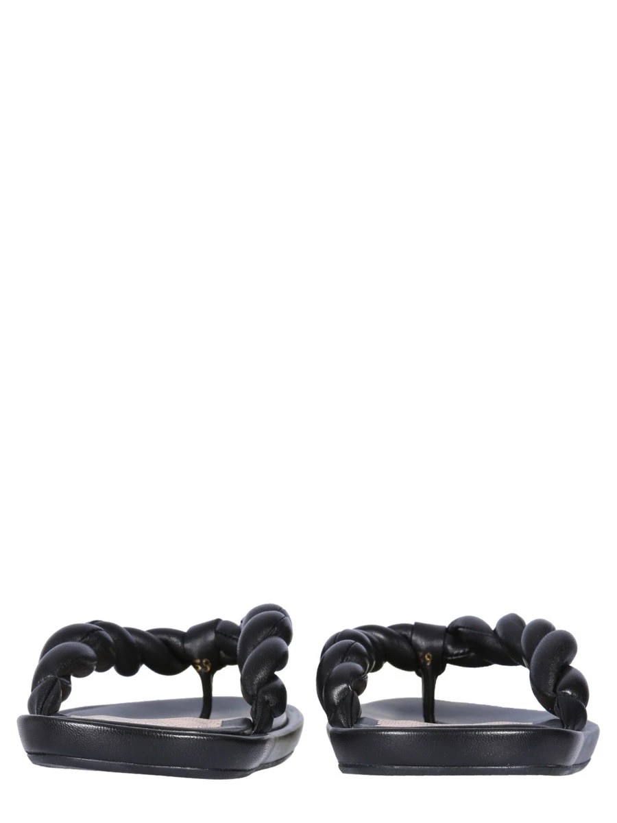 LEATHER SLIDE SANDALS.webp