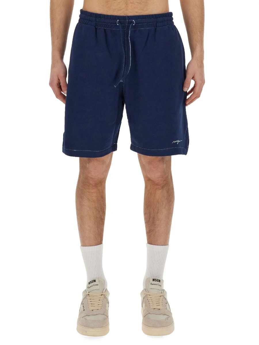 BERMUDA SHORTS WITH EMBROIDERED LOGO.webp