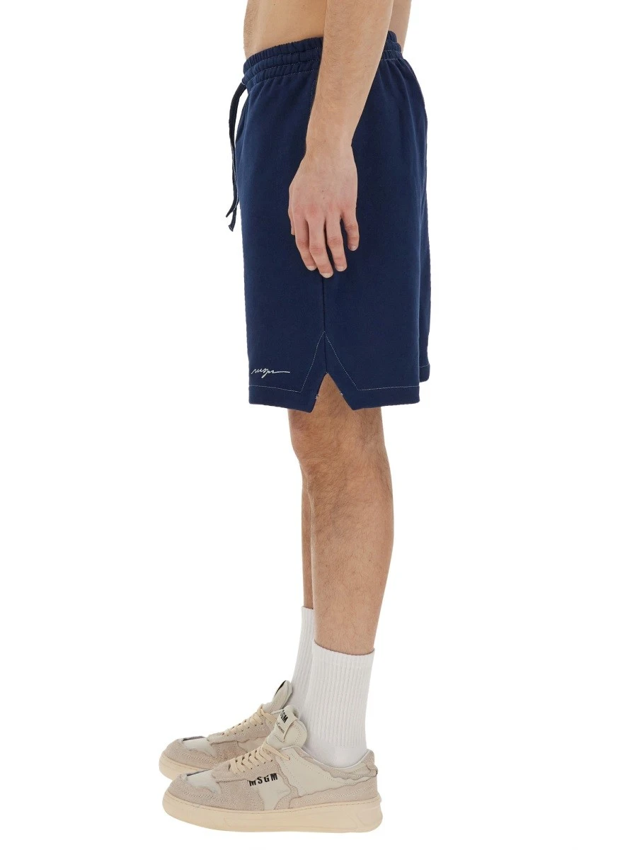 BERMUDA SHORTS WITH EMBROIDERED LOGO.webp