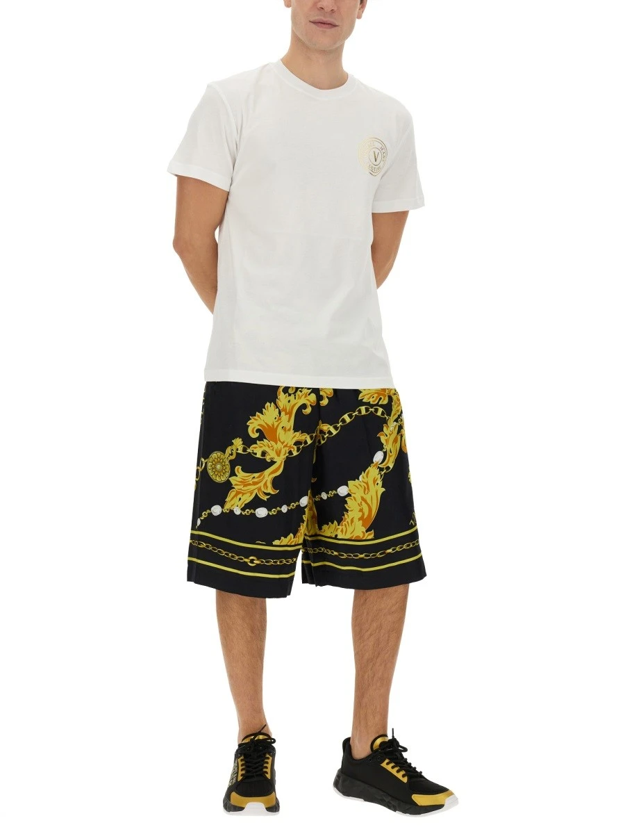 "CHAIN COUTURE" BERMUDA SHORTS.webp