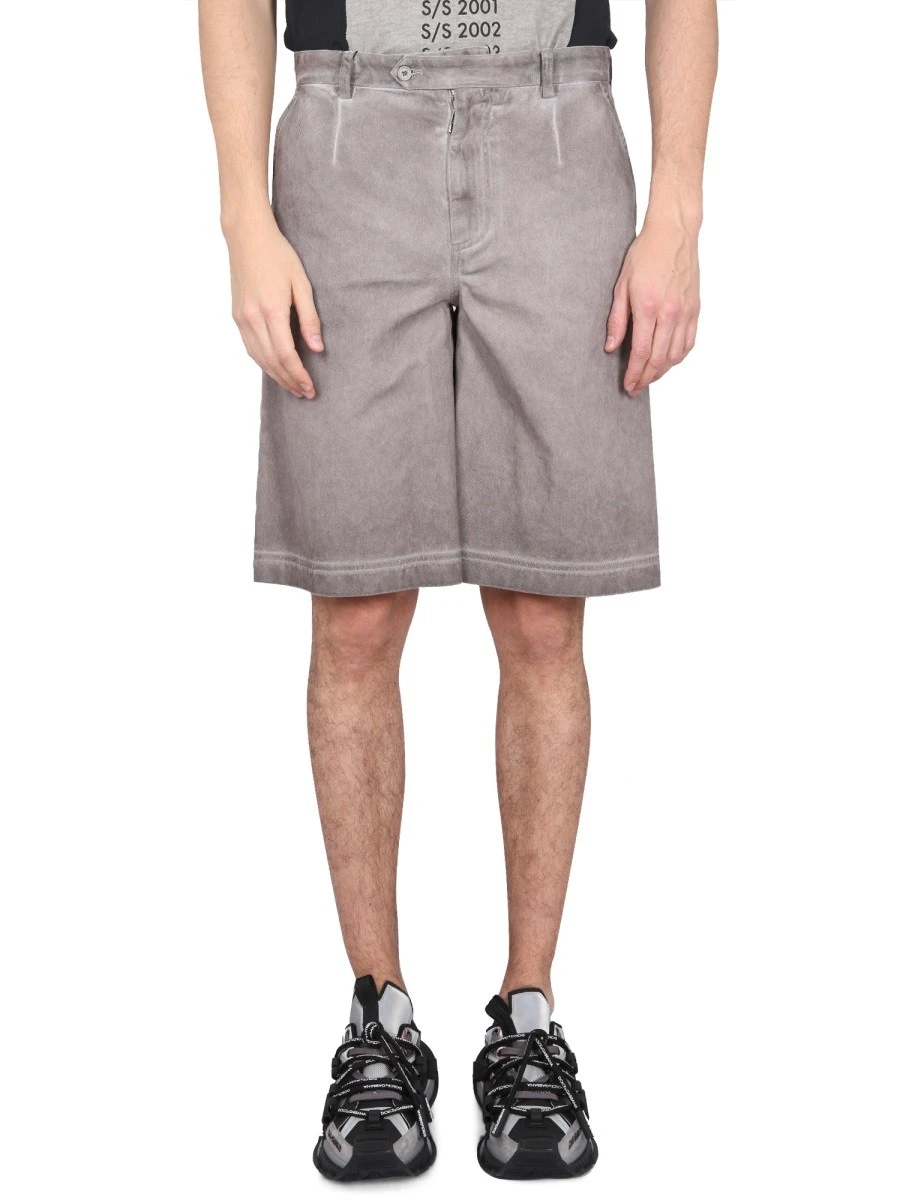 BERMUDA SHORTS WITH LOGO PLAQUE.webp