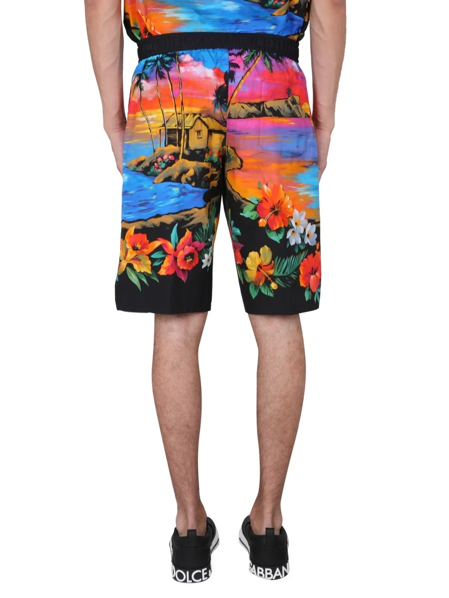 BERMUDA SHORTS WITH SUNSET PRINT.webp