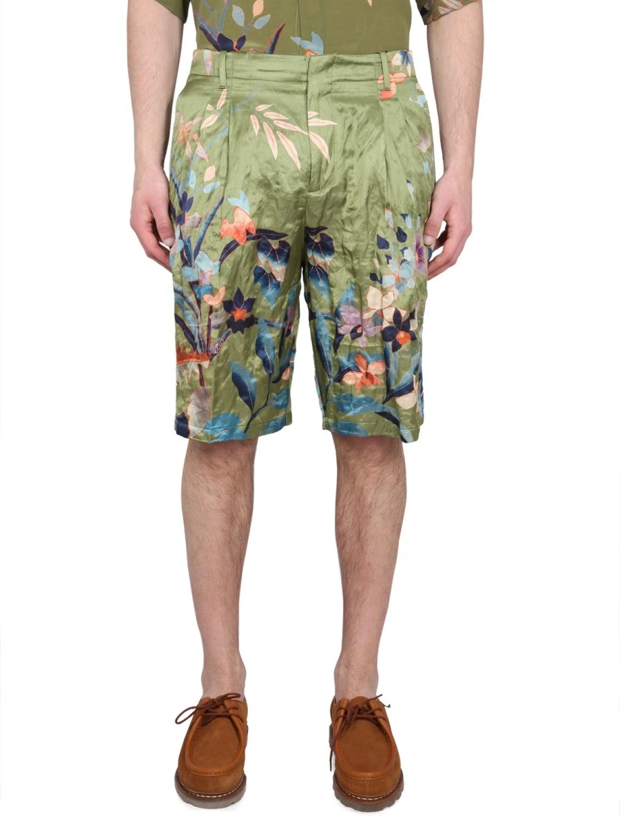 BERMUDA SHORTS WITH FLORAL PRINT.webp