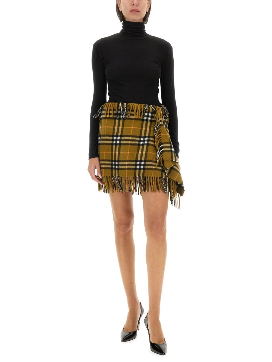 WOOL AND CASHMERE CHECK SCARF STYLE SKIRT.webp