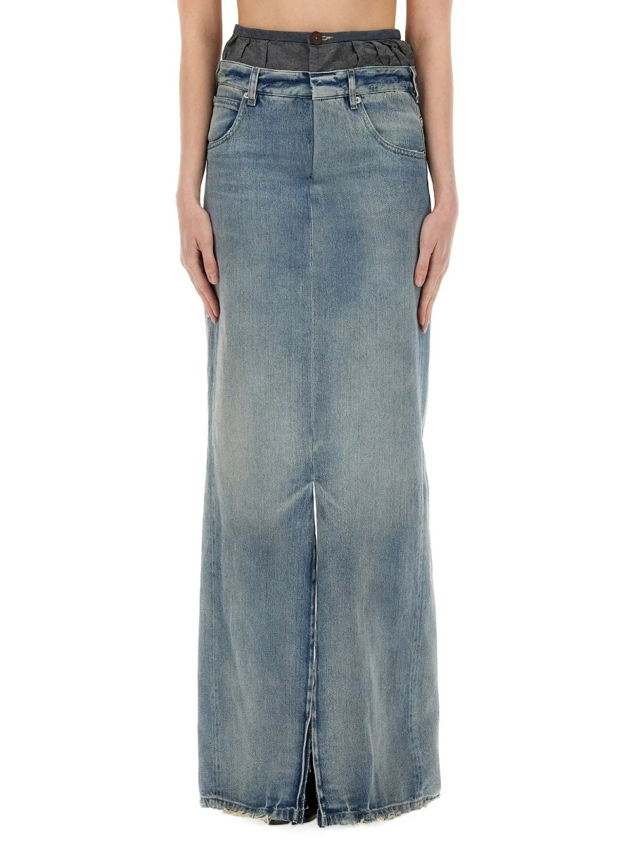 DENIM SKIRT "ANONYMITY OF THE LINING".webp