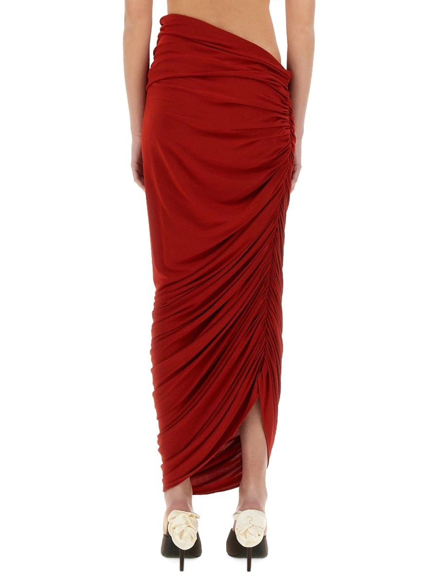 ASYMMETRICAL DRAPED MIDI SKIRT.webp