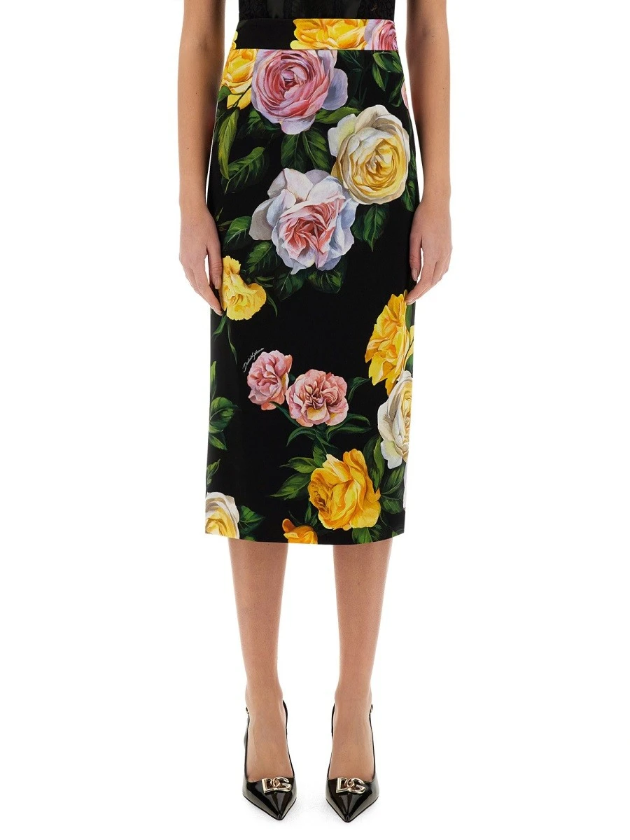 PEONY AND ROSE PRINT CHARMEUSE LONGUETTE SKIRT.webp