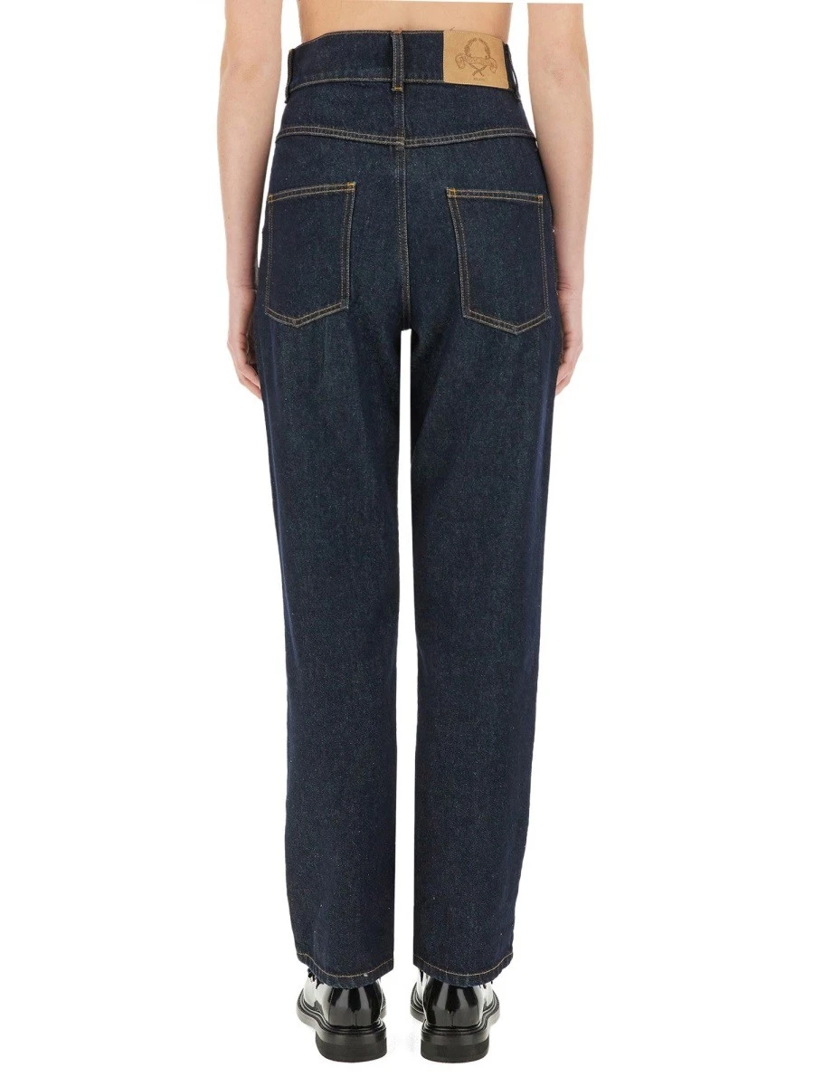 "LAUREL CROWN PATCH" DENIM PANTS.webp