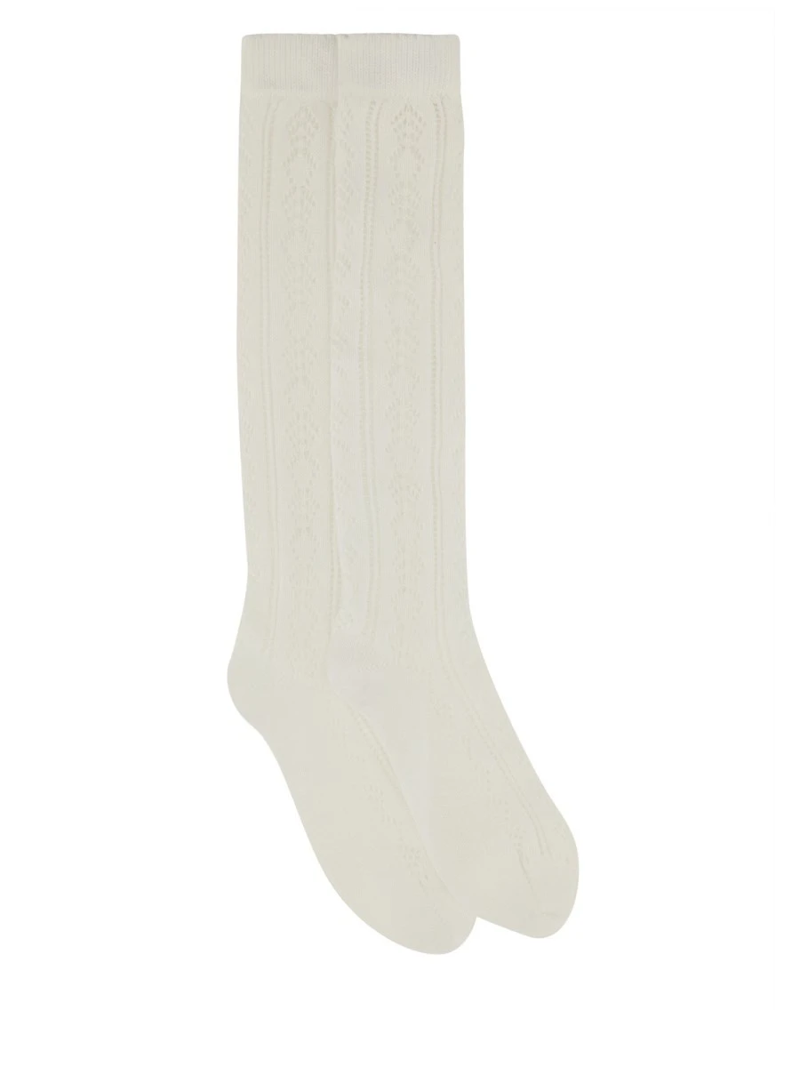 PERFORATED COTTON SOCKS WITH VLOGO.webp