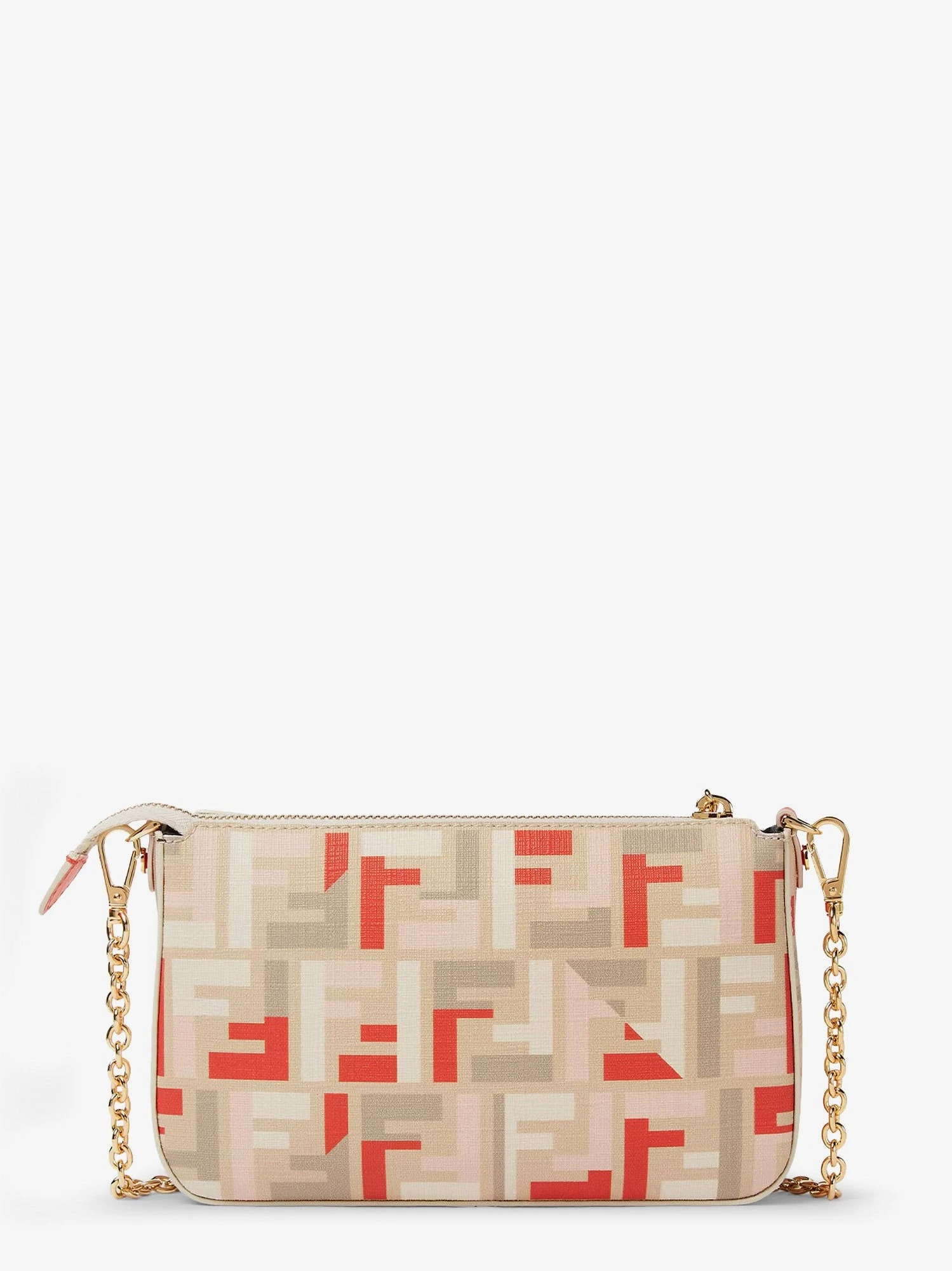 Pouch Baguette FF jacquard fabric shoulder bag.webp