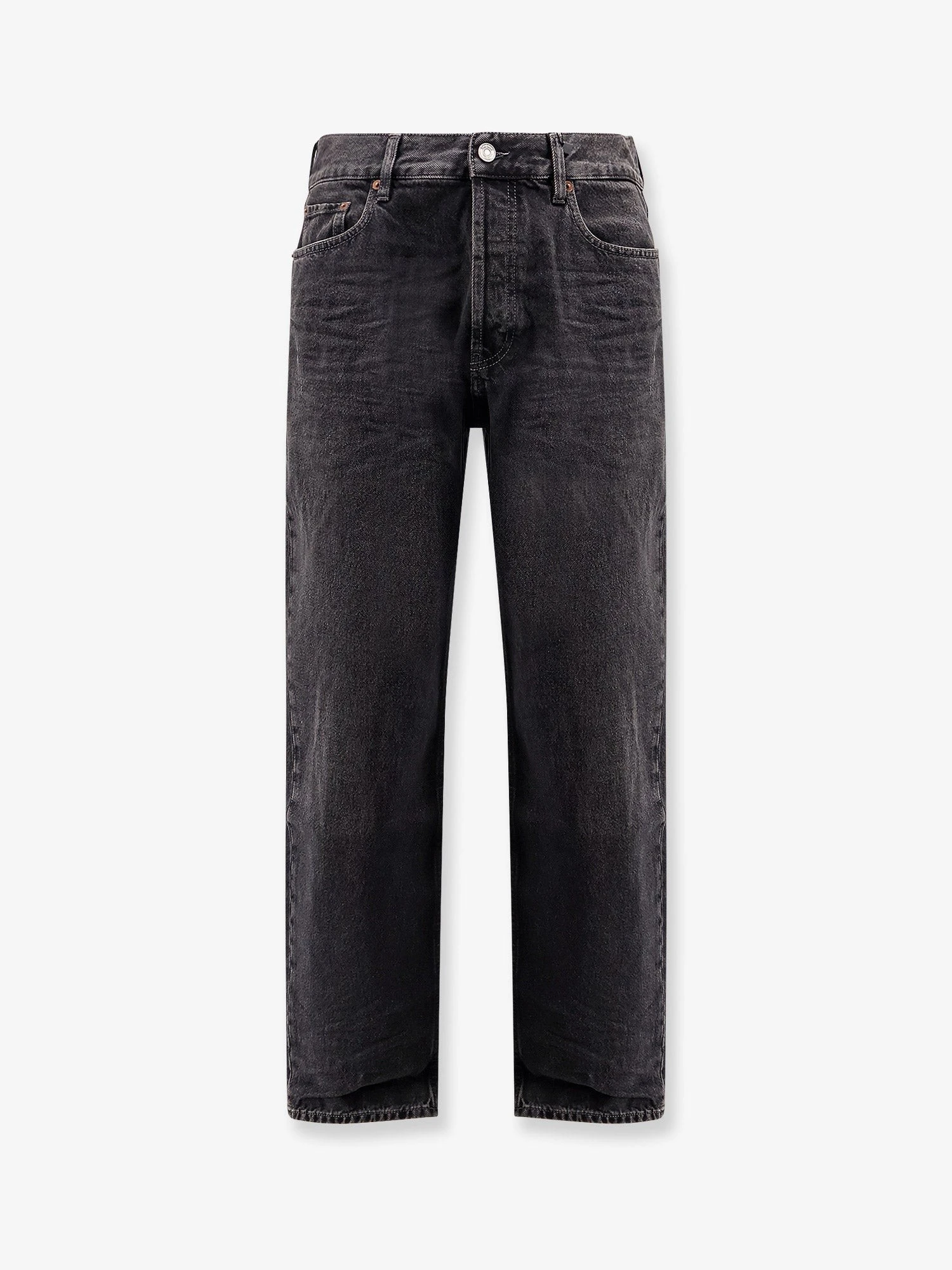 Long Mick black denim trousers.webp