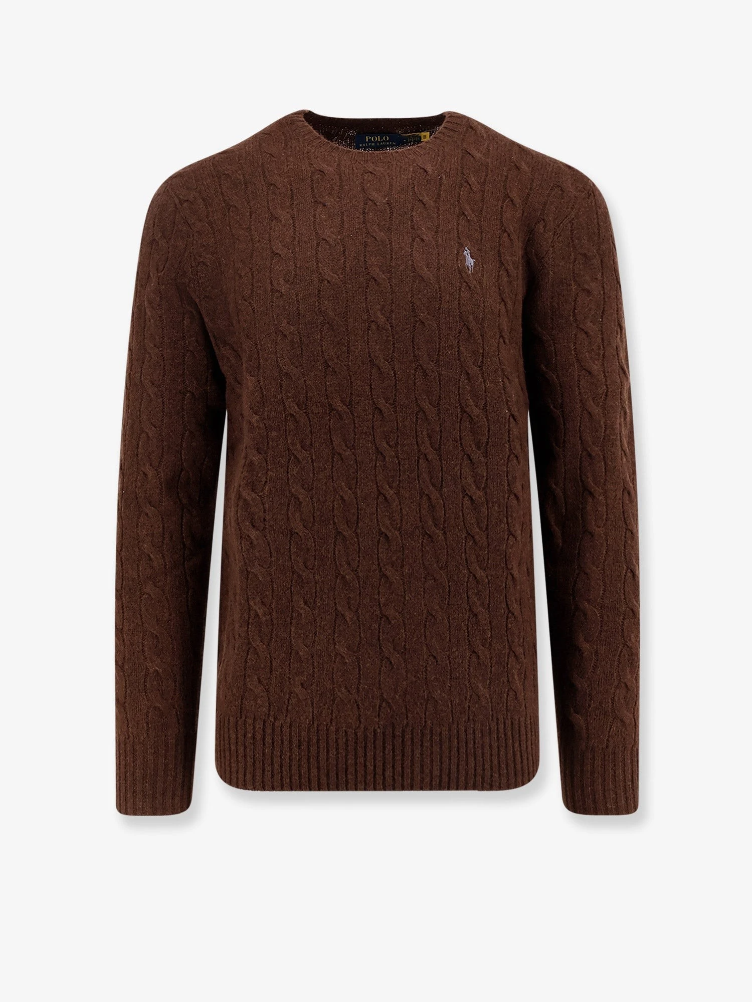 Wool and cashmere cable knit sweater.webp