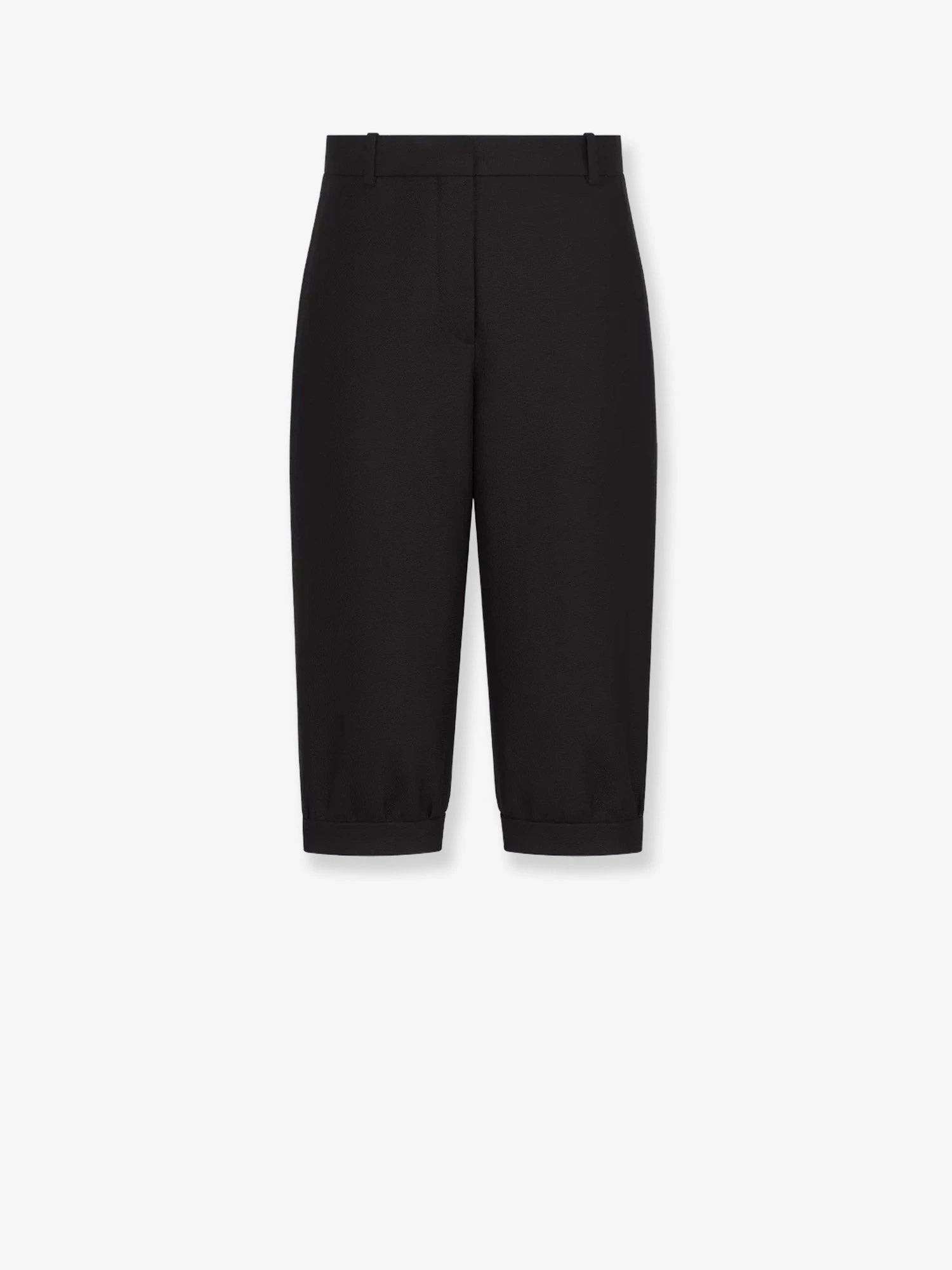 Virgin wool and silk grain de poudre bermuda shorts.webp