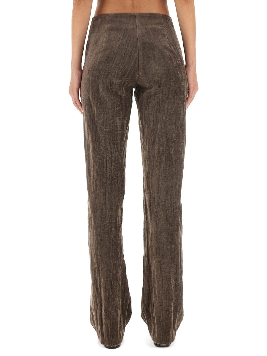 VELVET "CRINKLE" SLIM PANTS.webp