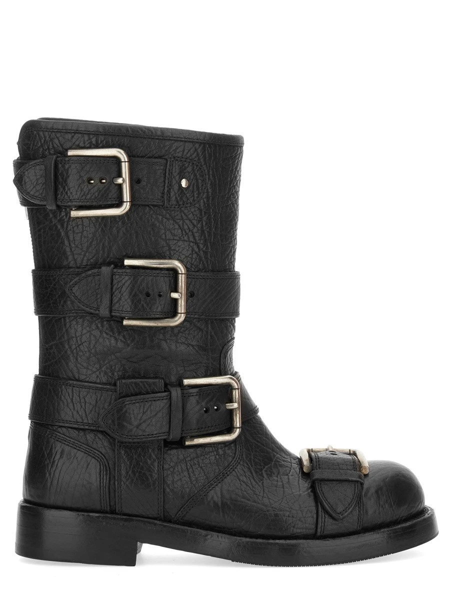 LEATHER BOOT WITH BUCKLES.webp