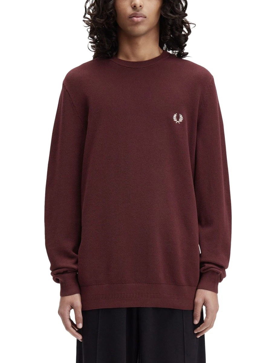 PIQUE SWEATER WITH LOGO.webp