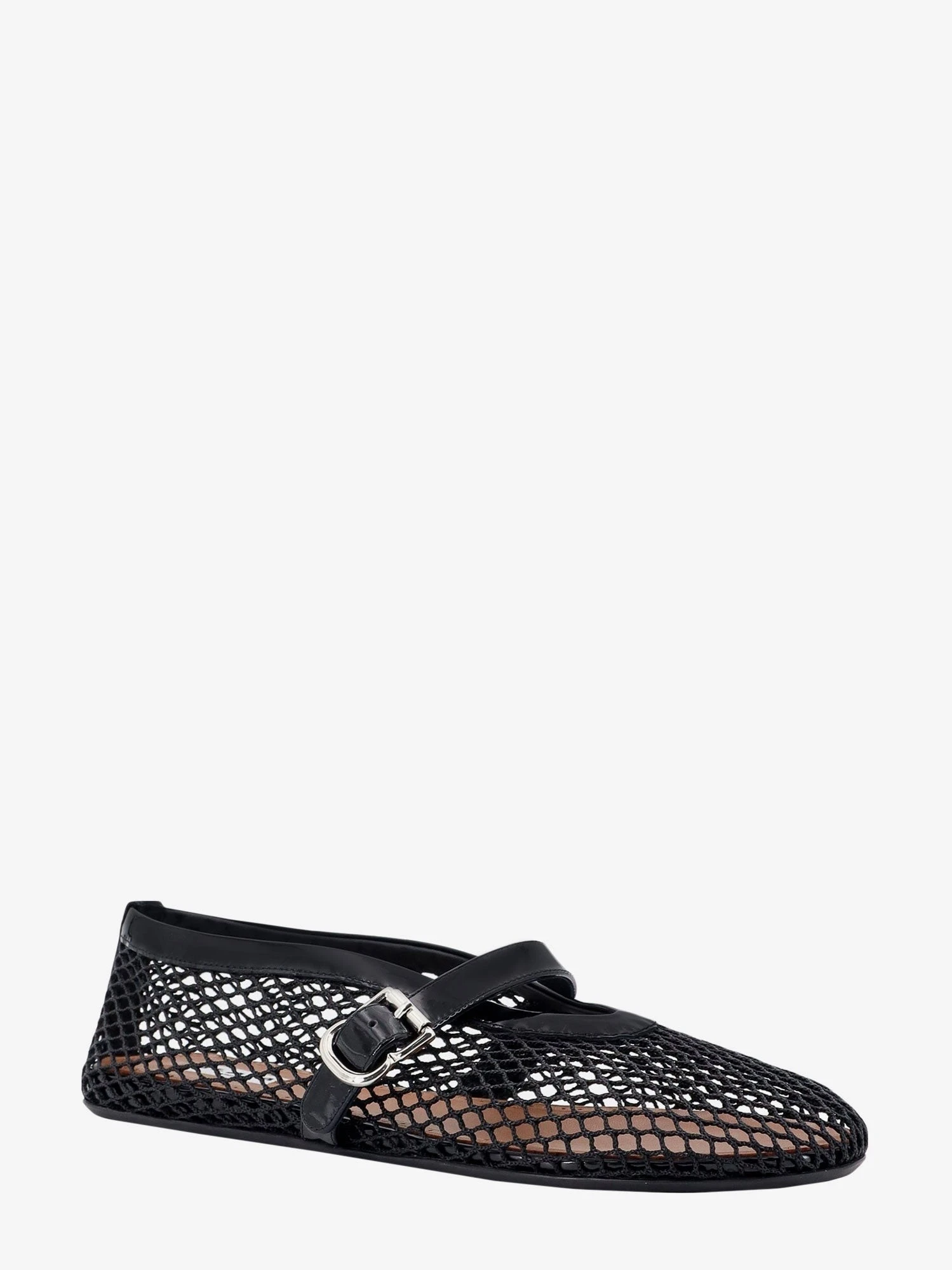 Fishnet Ballerinas with patent leather profiles.webp
