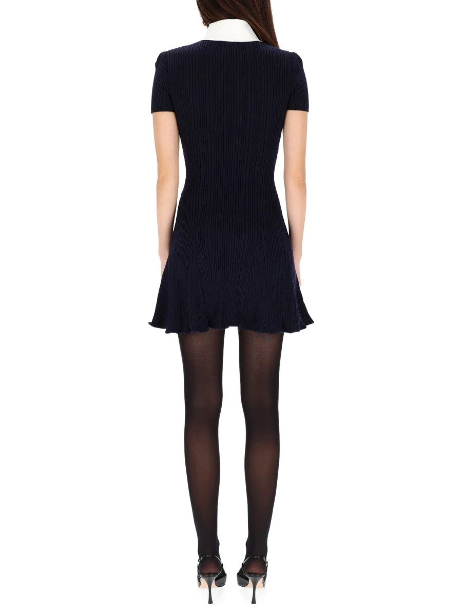MINI DRESS WITH CONTRASTING COLLAR.webp