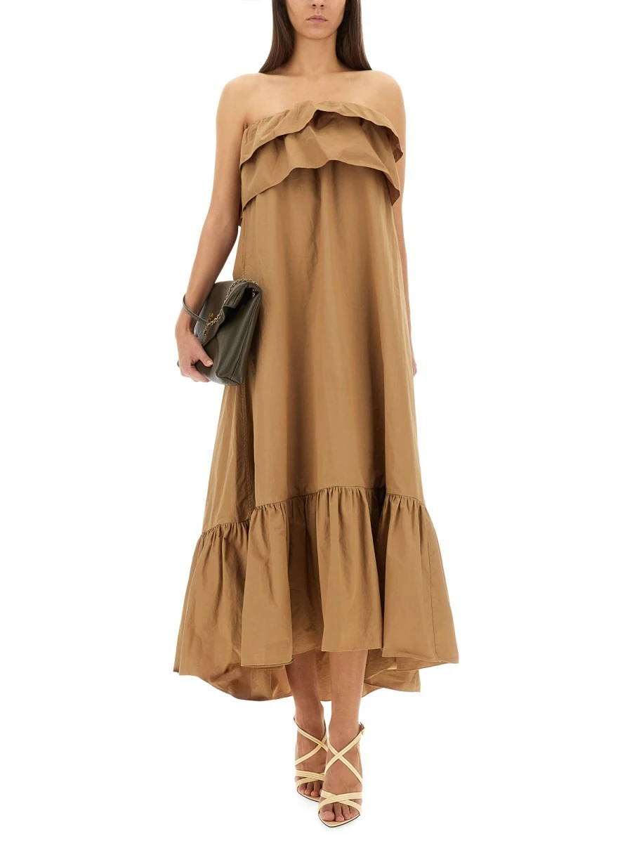 COTTON TWILL RUFFLE DRESS.webp