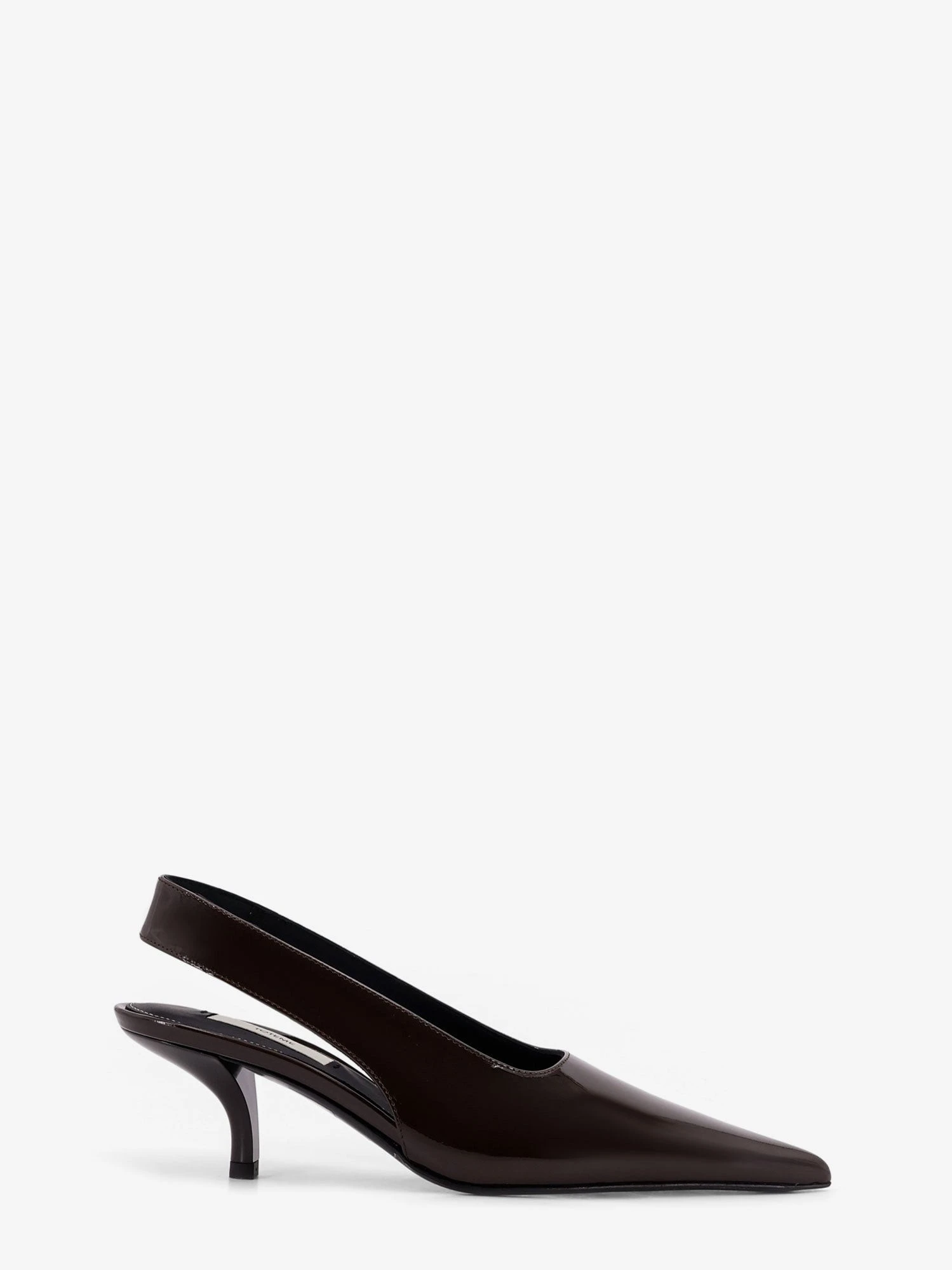 Patent leather slingback pumps.webp
