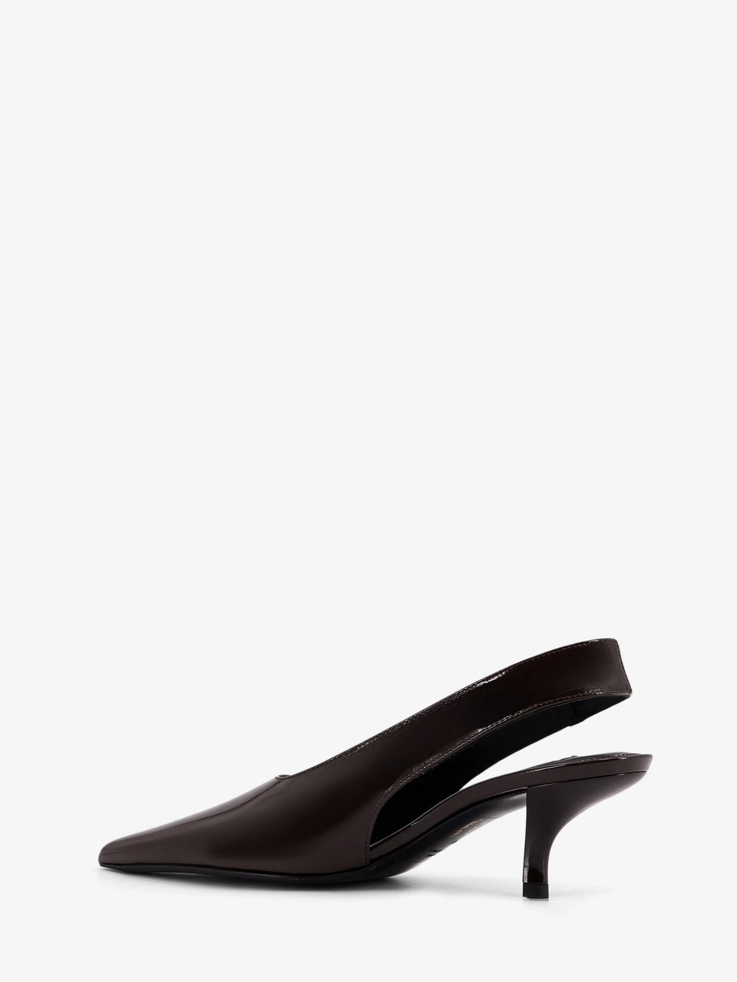 Patent leather slingback pumps.webp