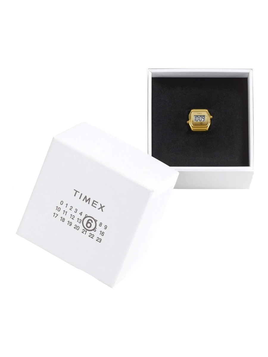 "TIMEX X MM6 T80 GOLD-TONE" RING M-L.webp