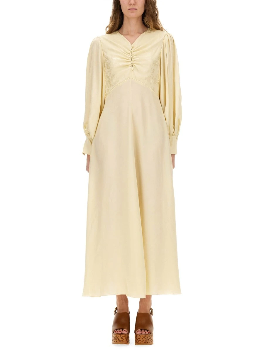 RUCHED SILK DRESS.webp