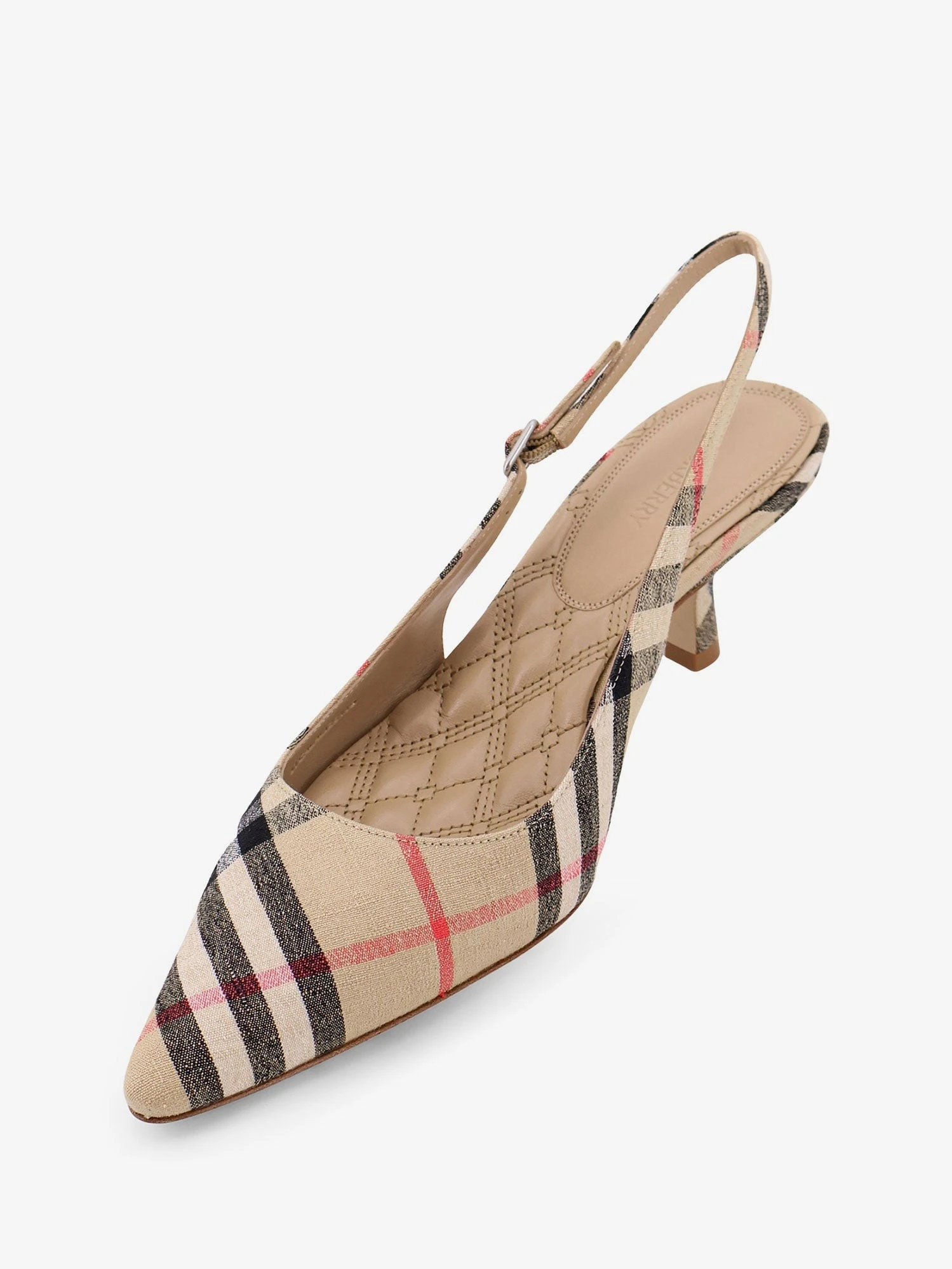 Dame décolleté with check motif.webp