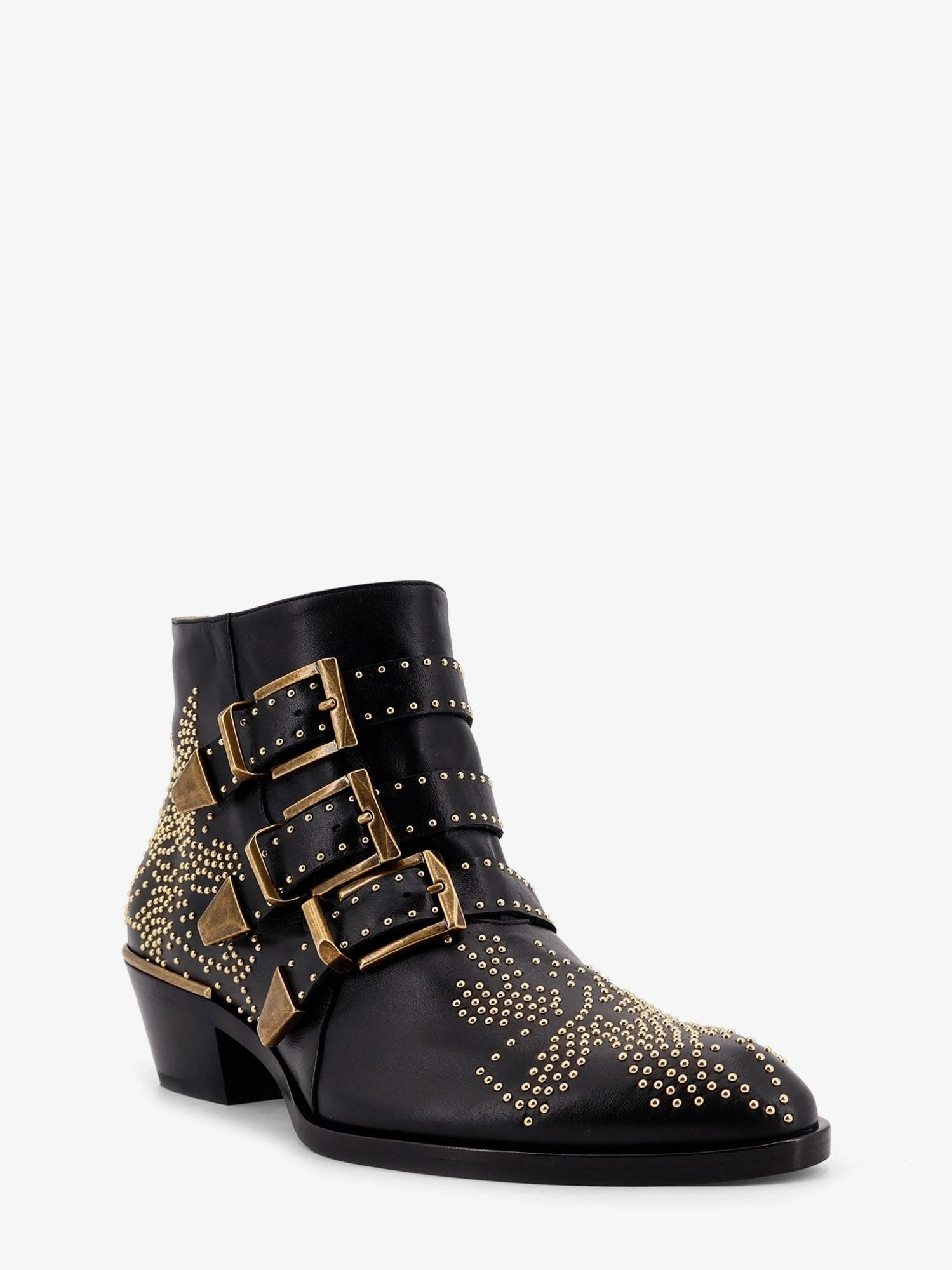 Leather Susan boots with metal details.webp