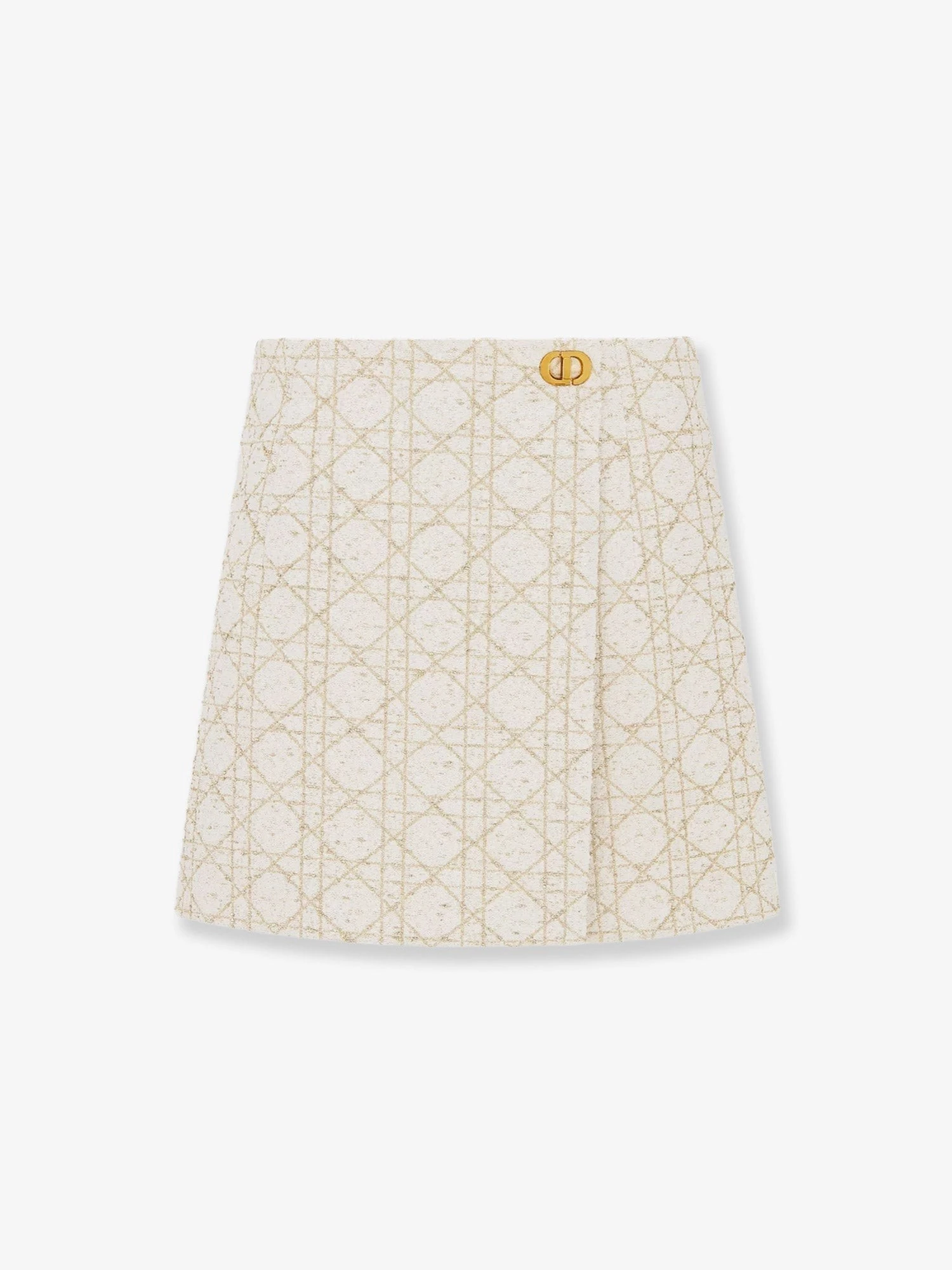 Macrocannage lurex shorts/skirt.webp