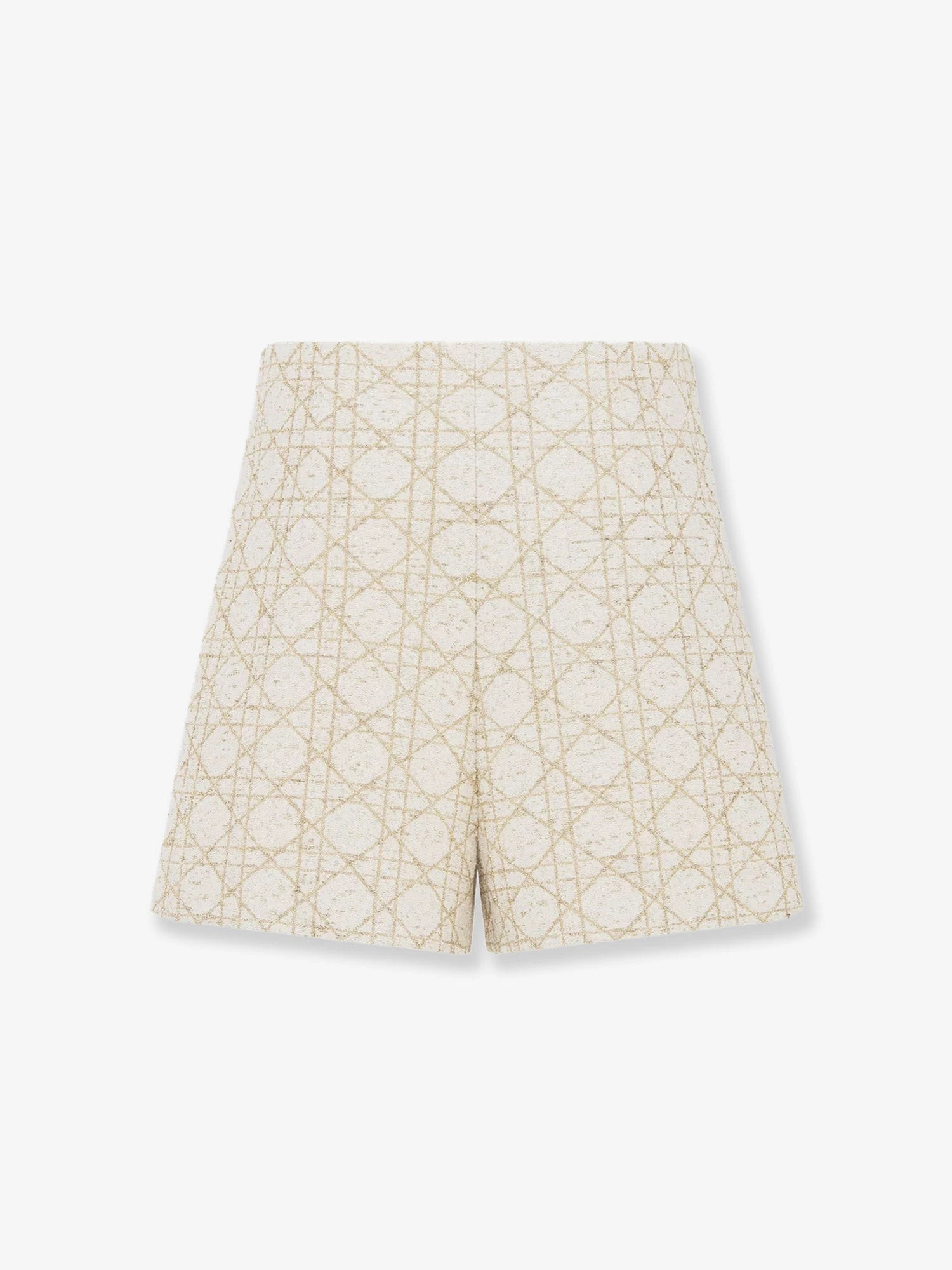 Macrocannage lurex shorts/skirt.webp