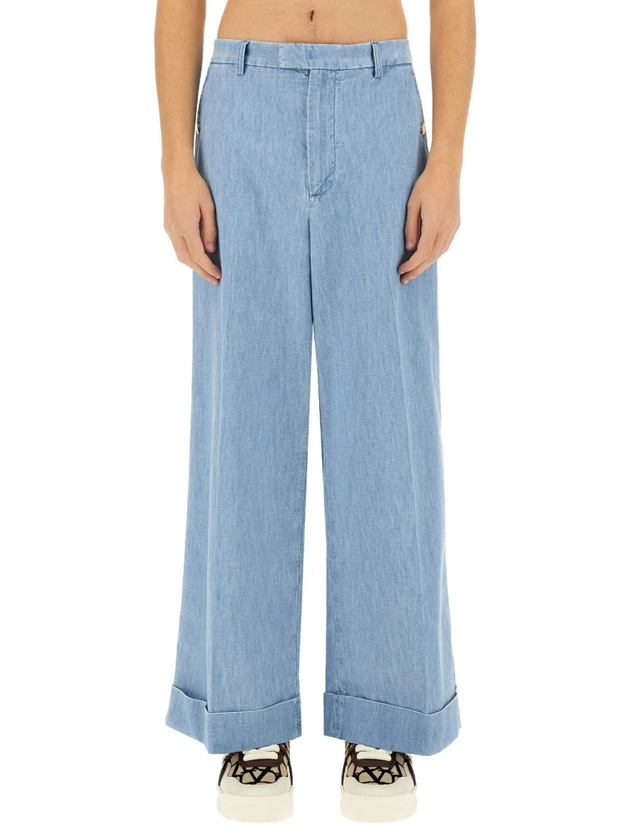 DENIM PANTS WITH LAPELS.webp