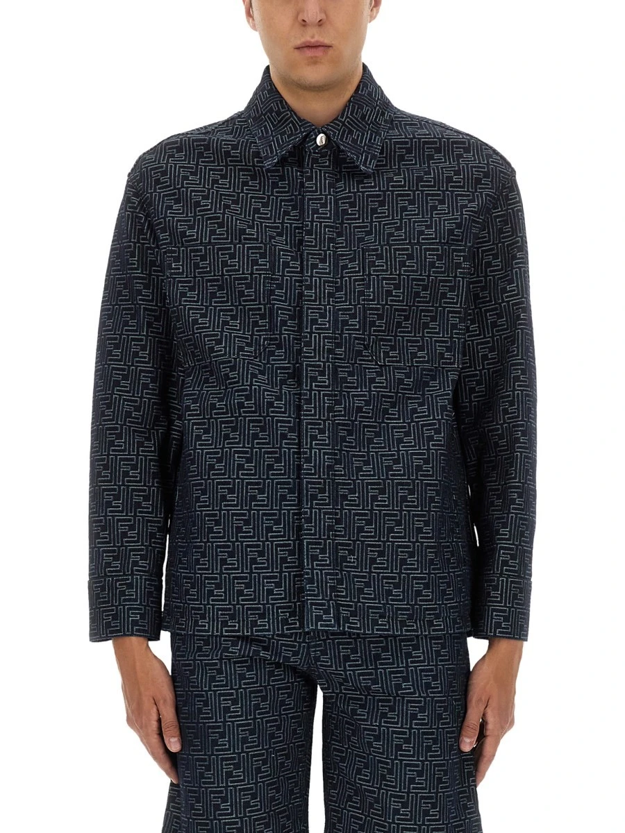 FF JACQUARD DENIM SHIRT.webp