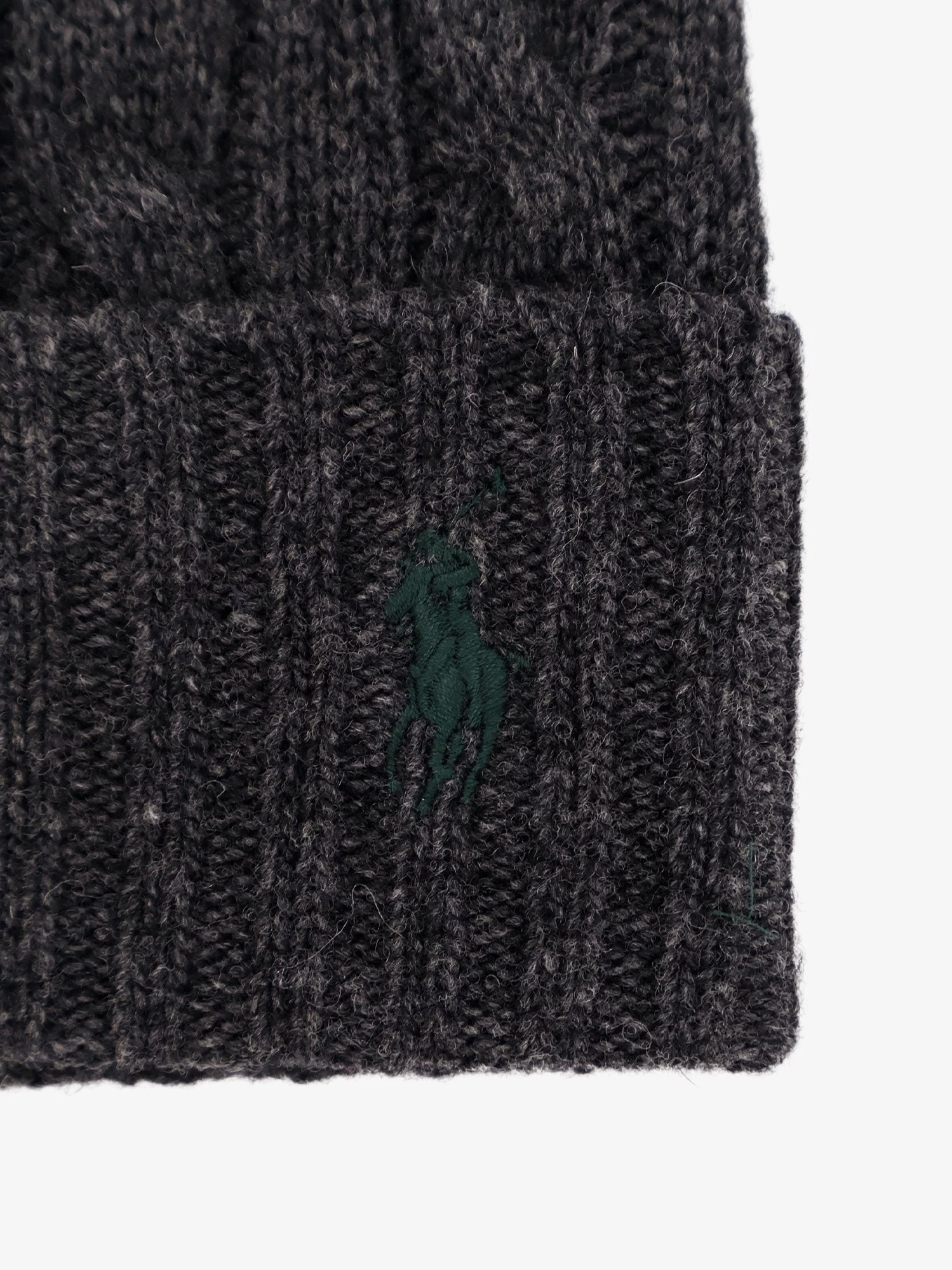 Wool blend cable knit beanie hat.webp