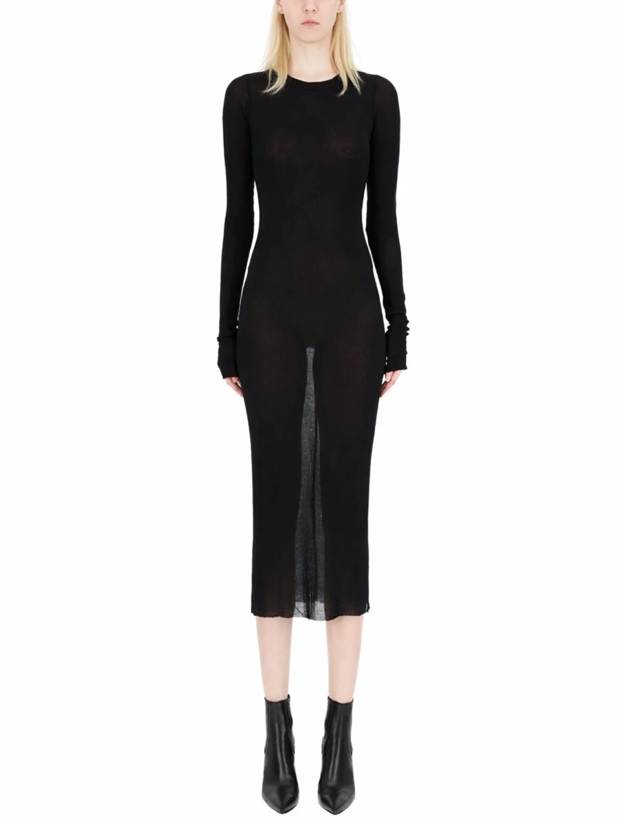 LONG-SLEEVED MIDI DRESS.webp