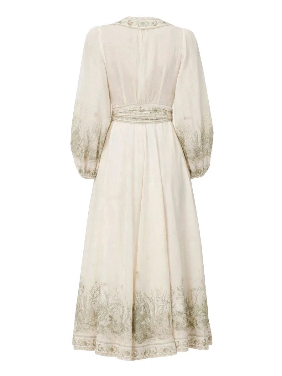 "WONDERLUST" WRAP MIDI DRESS.webp