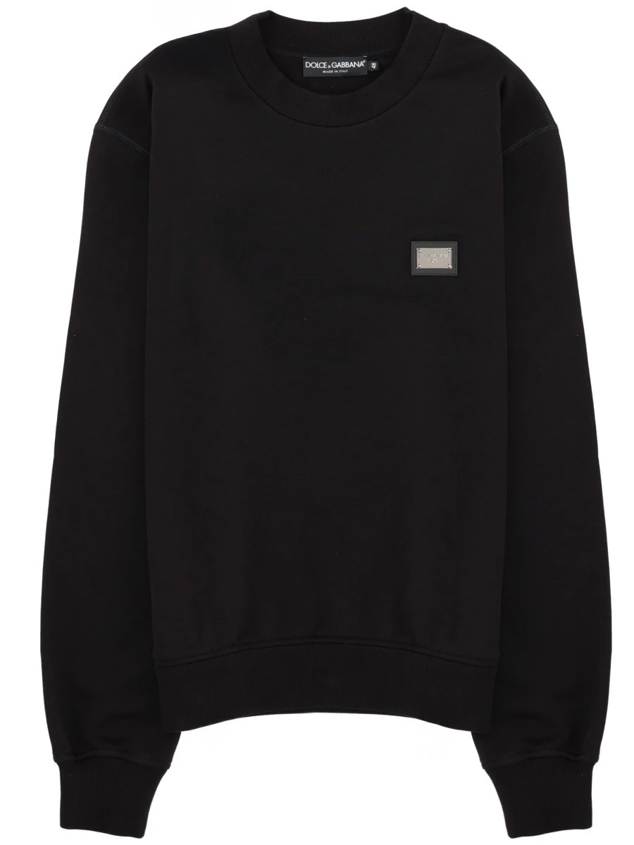 SWEATSHIRT WITH LOGO PATCH.webp