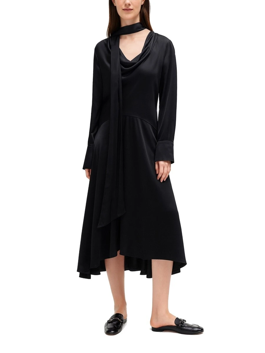 MIDI DRESS WITH SCARF.webp