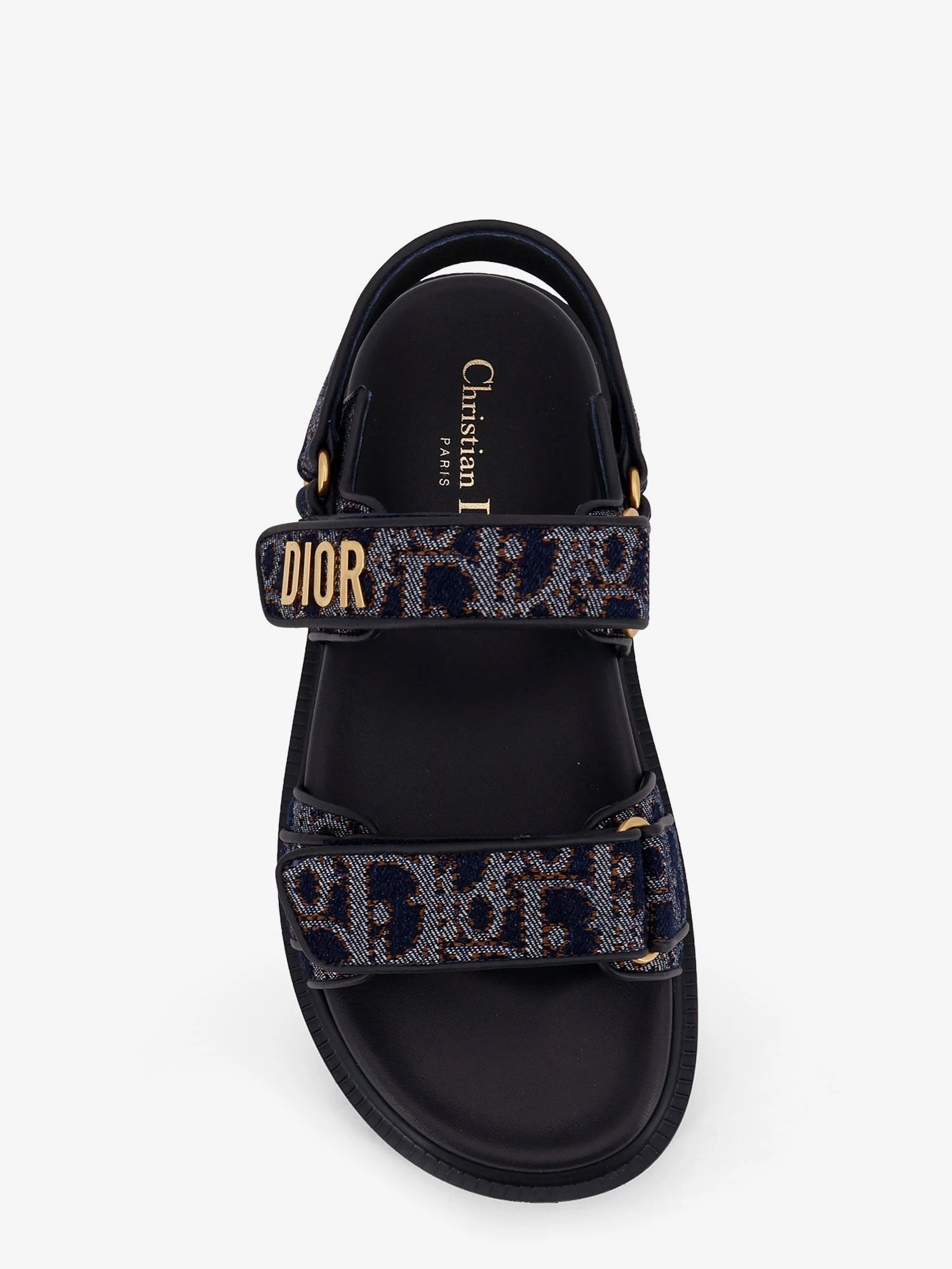 Dior Oblique denim Dioract sandals.webp