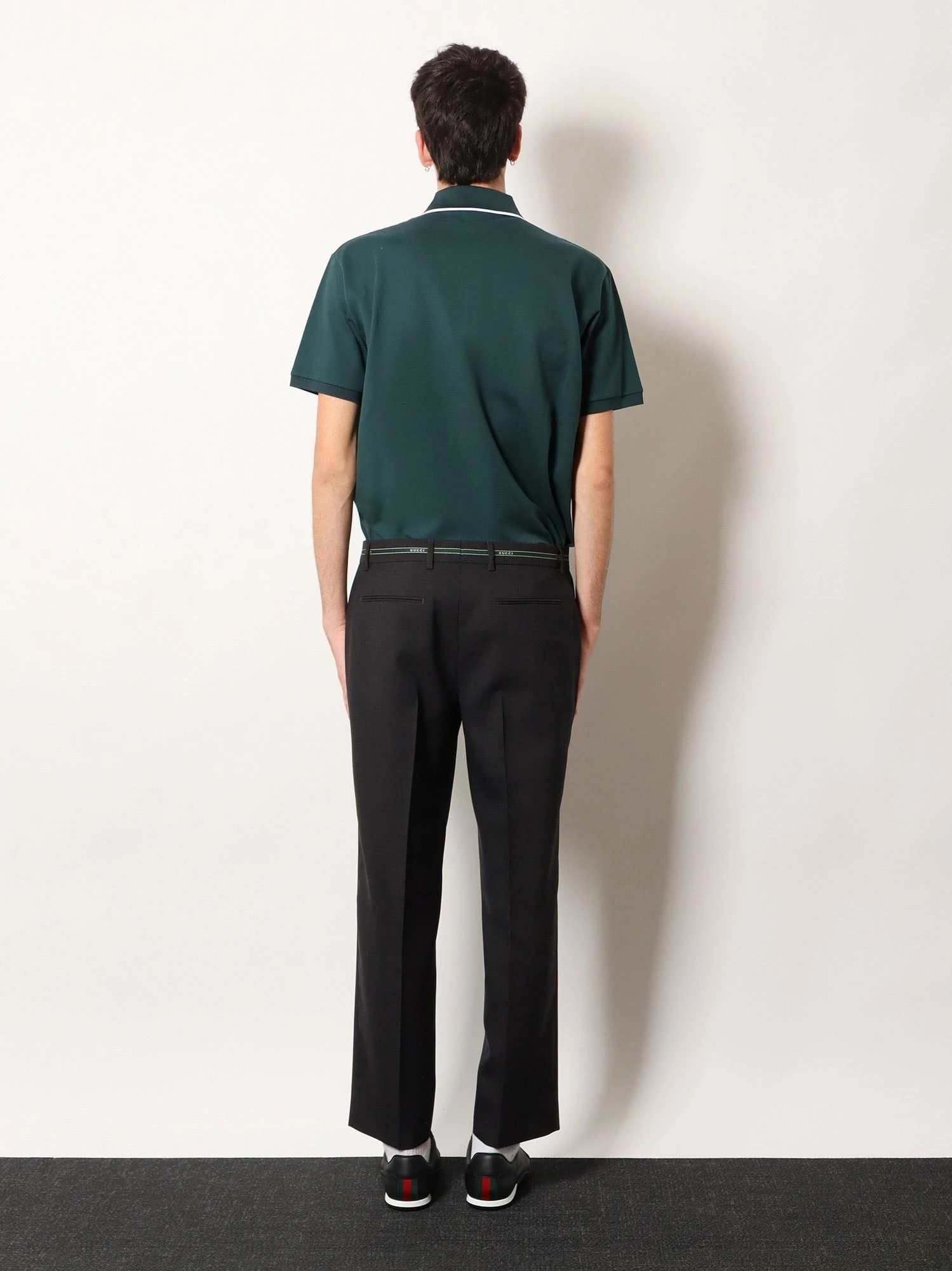 Wool trousers with Gucci detail.webp