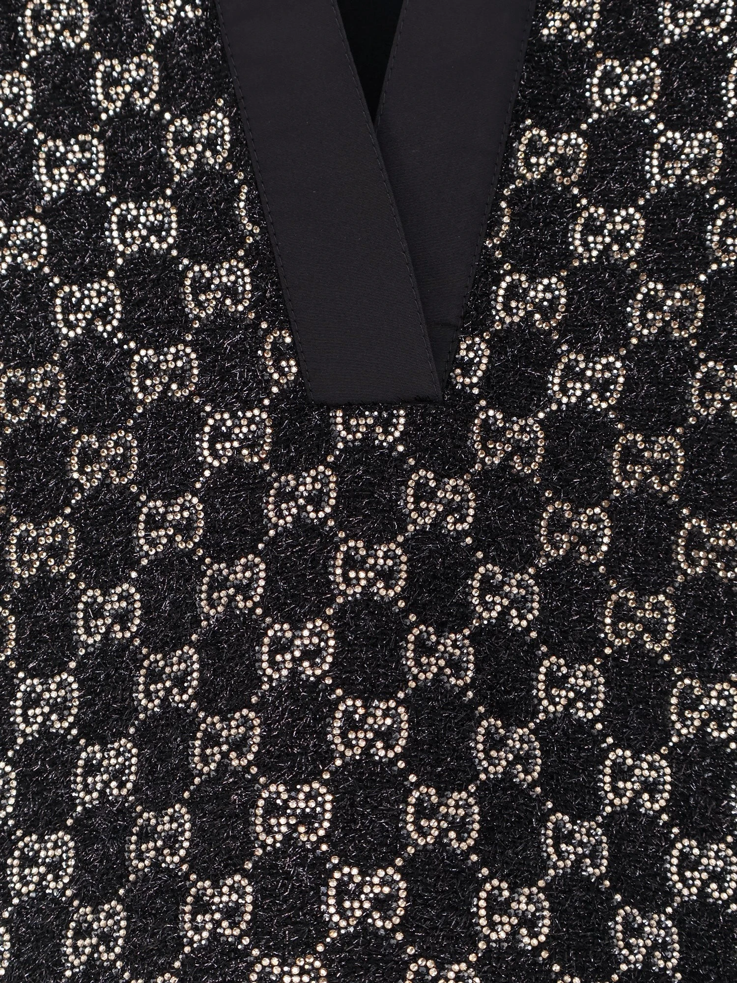 Lightweight lamé wool tweed top.webp