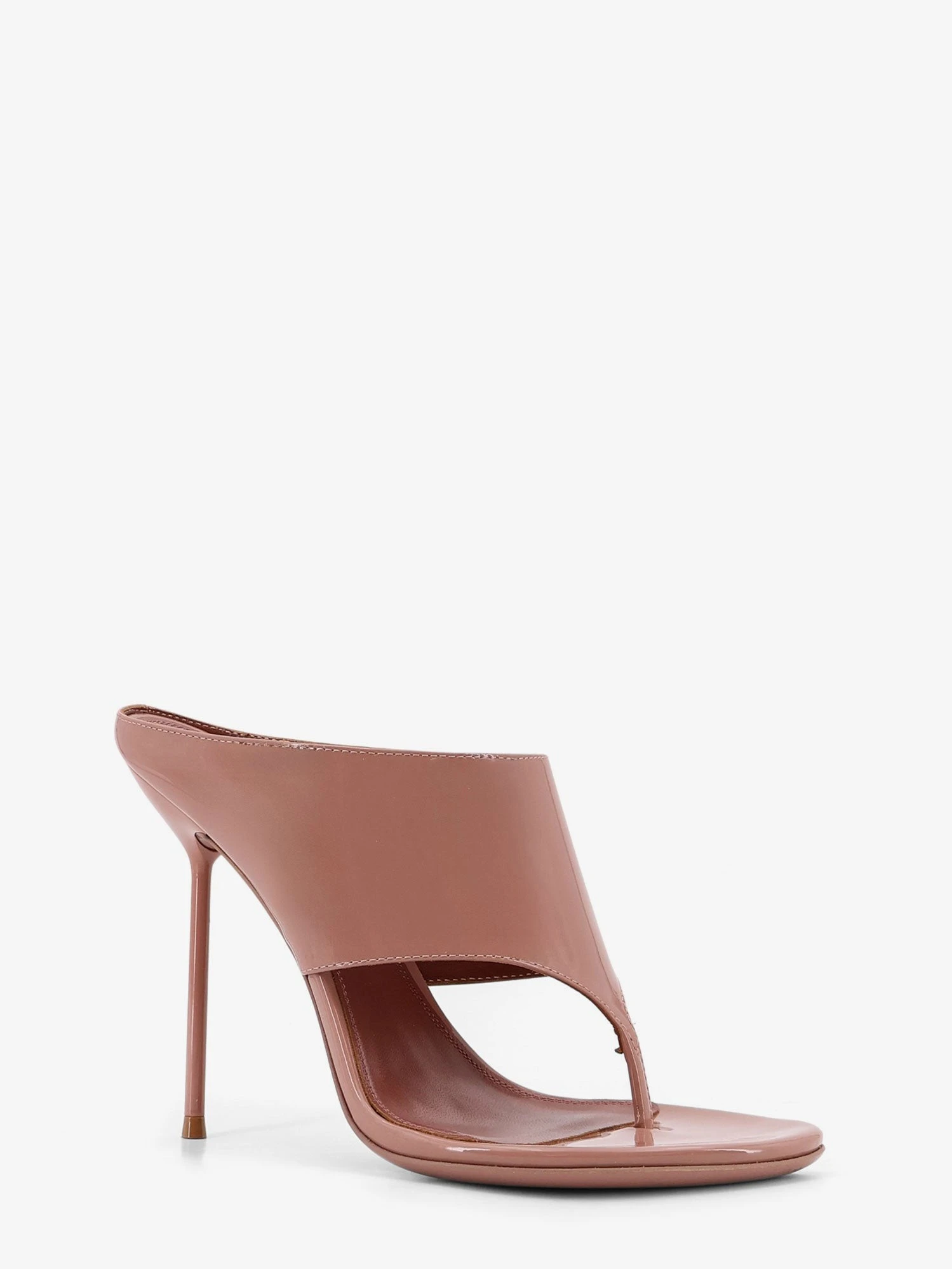 Lidia Thong patent leather sandals.webp