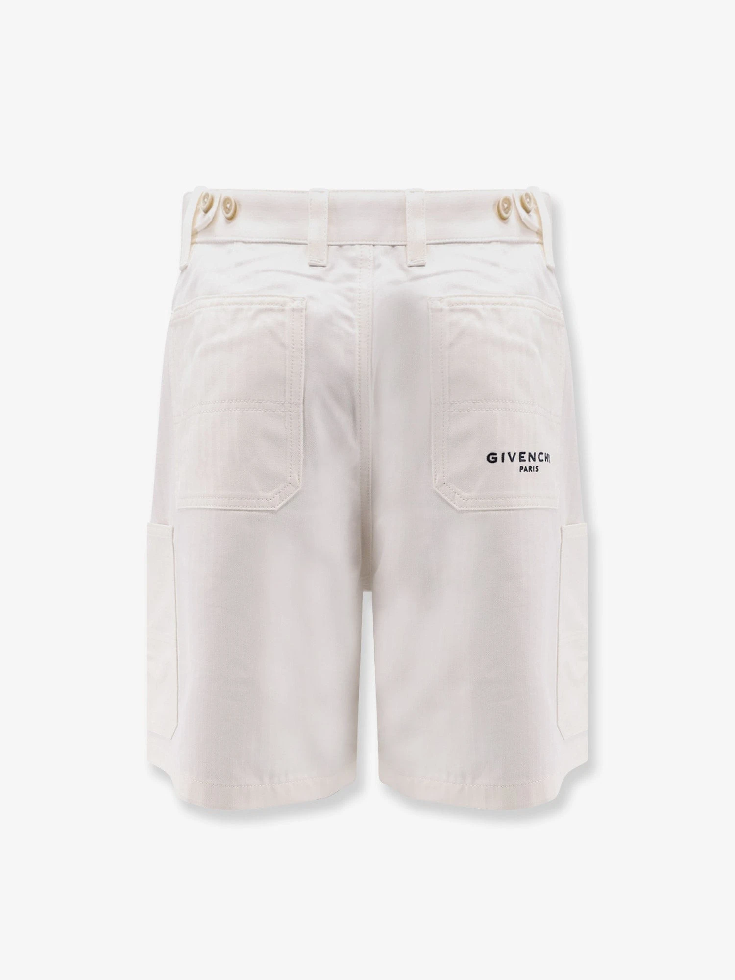 Cotton bermuda shorts with Logo embroidery.webp