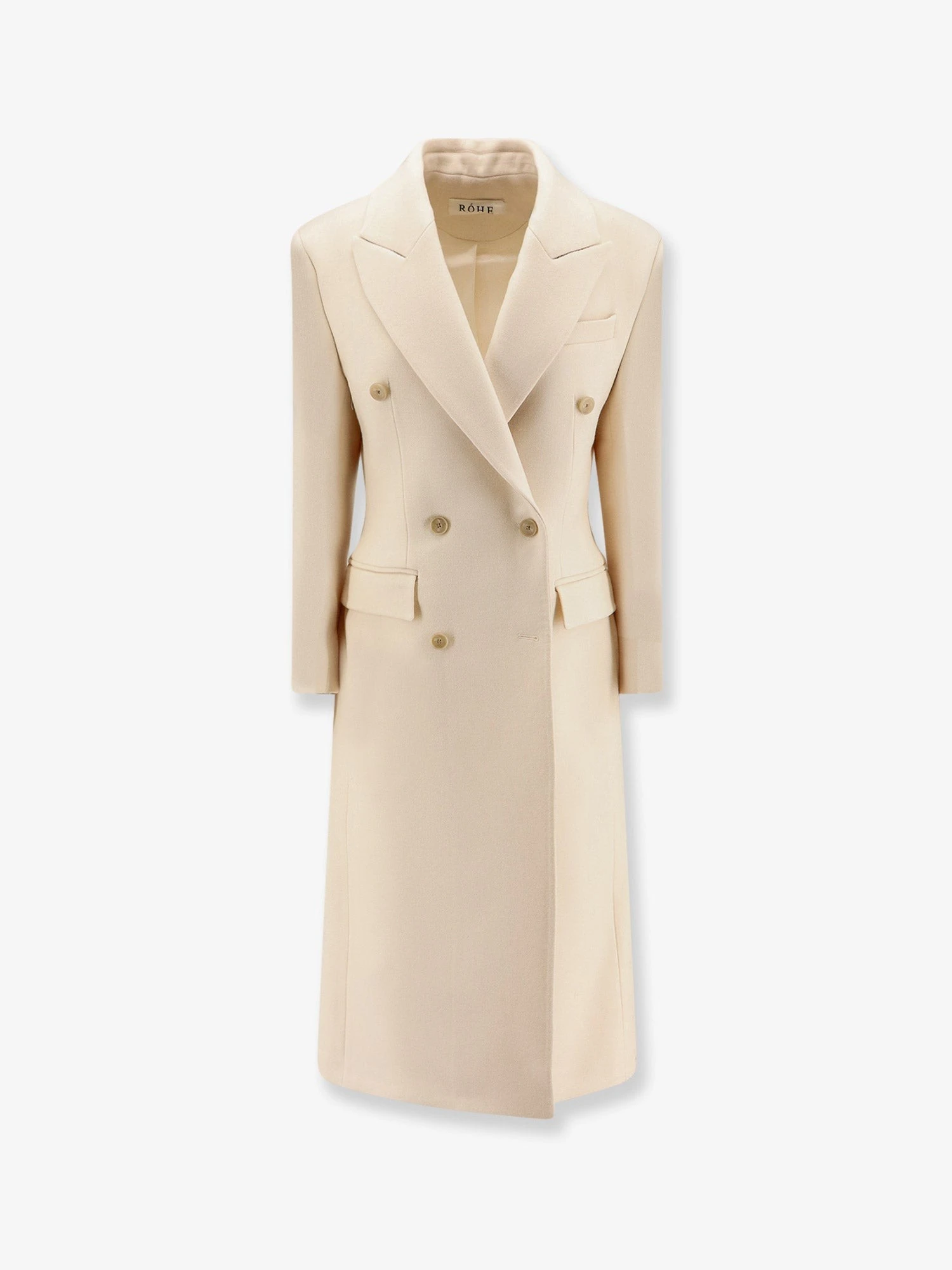 Hourglass wool double-breasted coat.webp