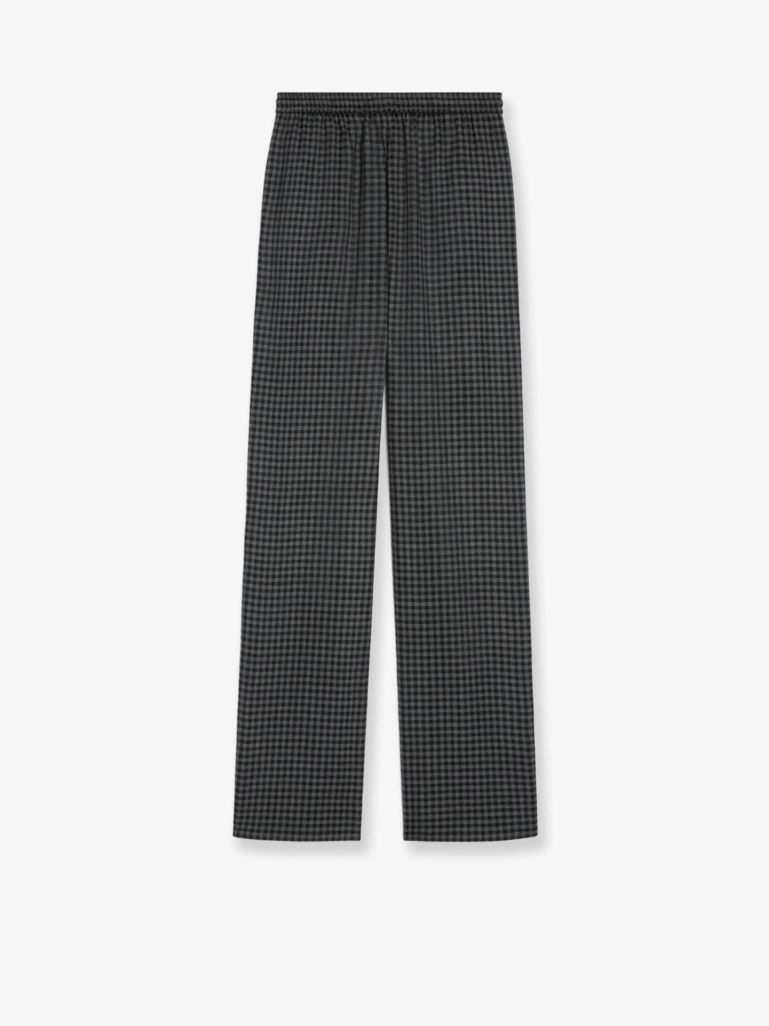 Madras wool and cashmere jogger trousers.webp