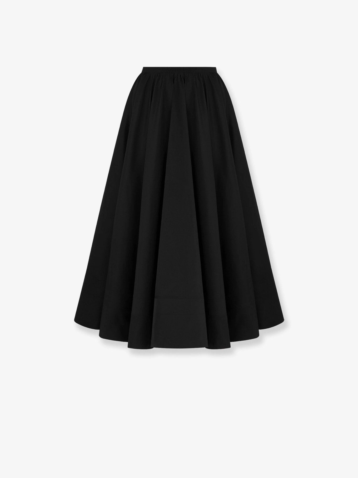 Flared silk midi skirt.webp