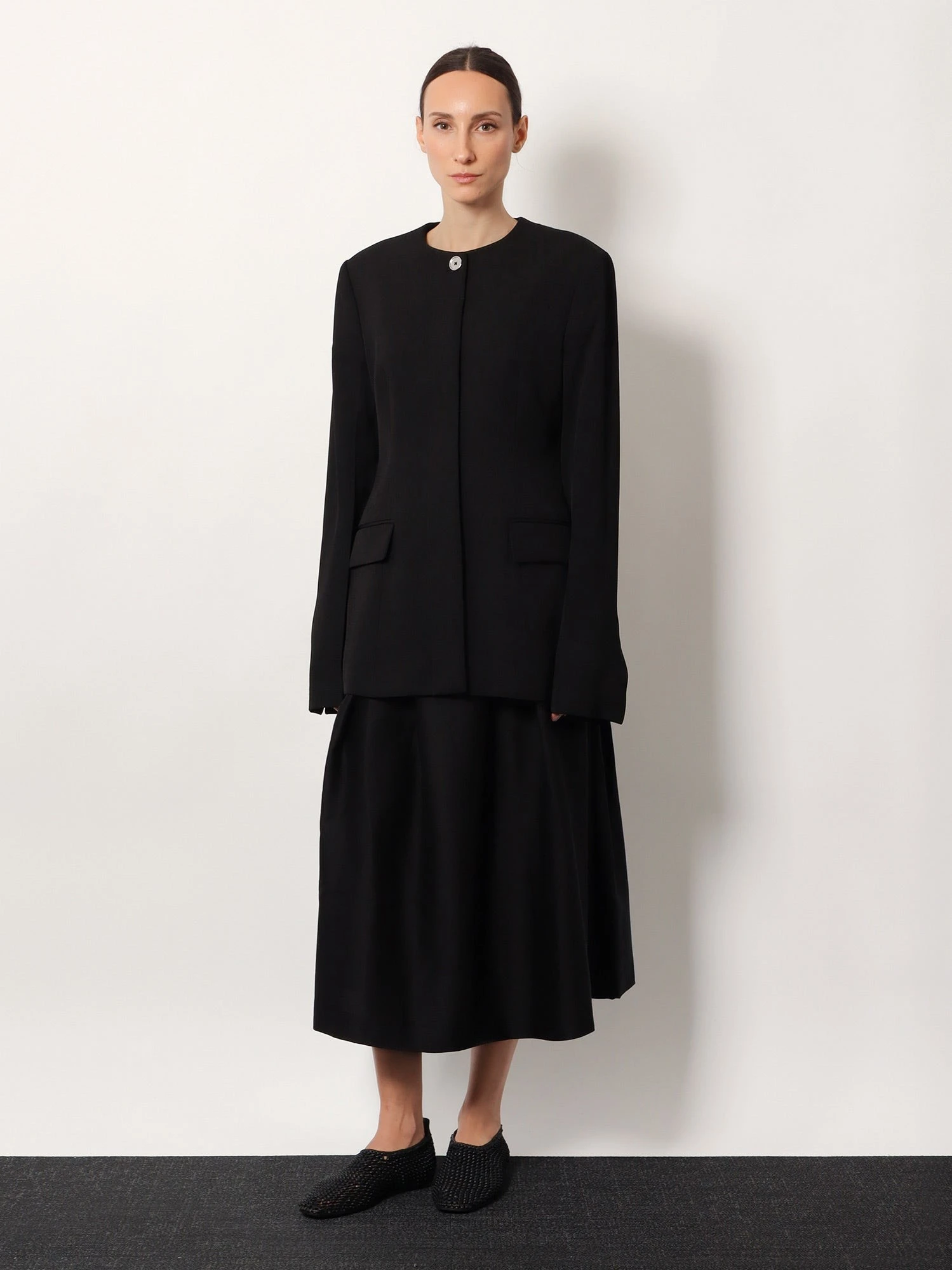 Wool and silk midi dress.webp