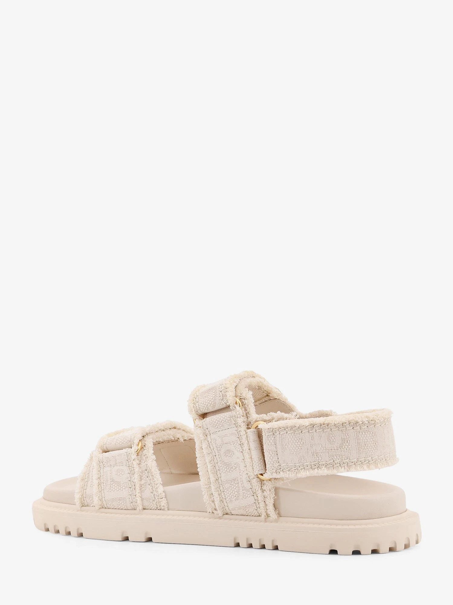 Dioract fabric sandals with Dior Oblique motif.webp