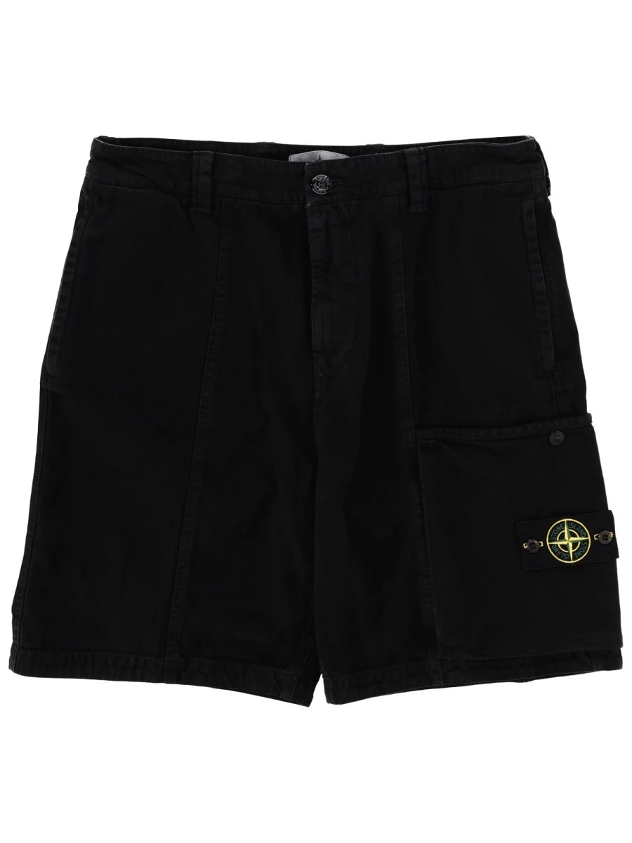 CARGO SHORTS WITH LOGO PATCH.webp
