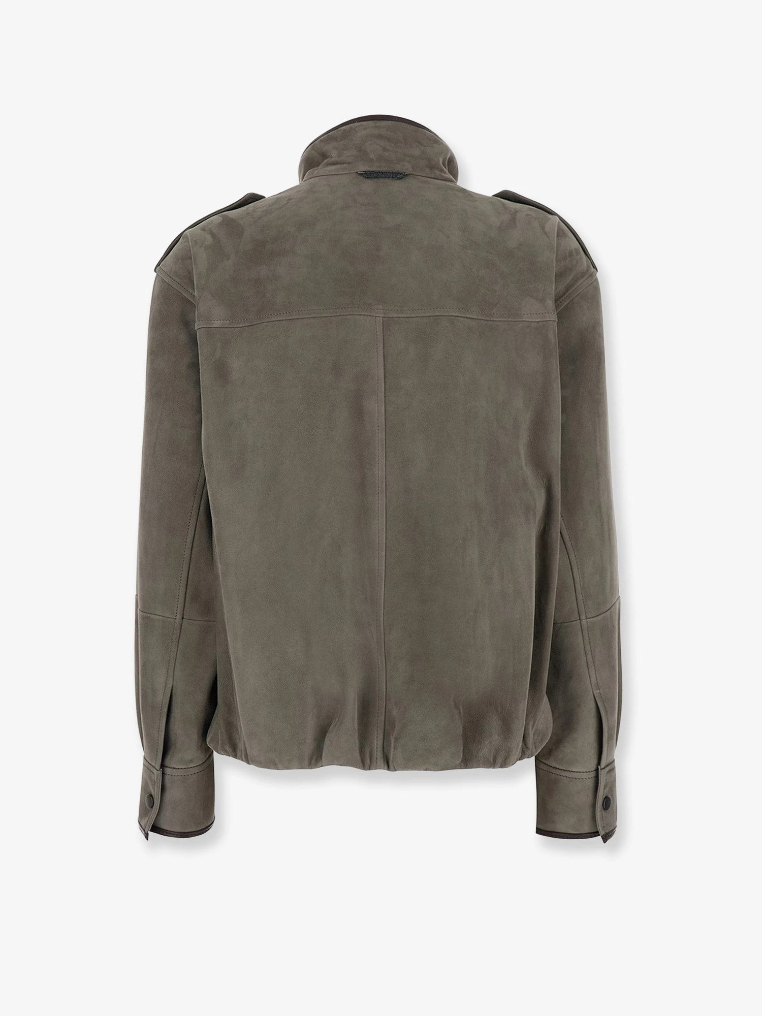 Suede Jacket with leather profiles.webp